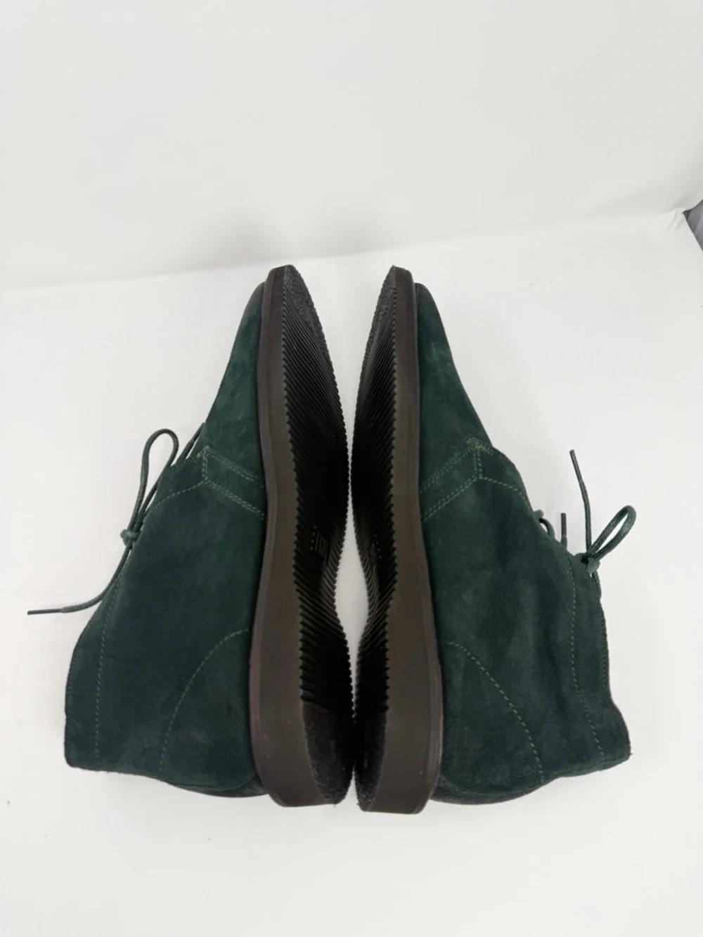 Frye Paul Chukka Lite Lace-Up Ankle Boots Pine Suede Leather Men's Size 11.5D